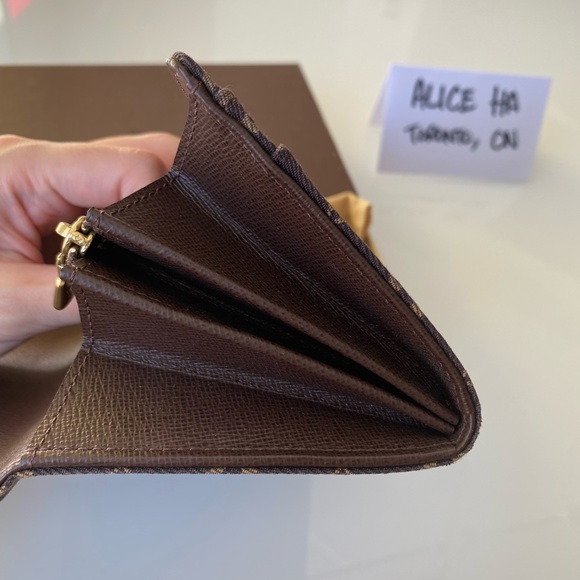 SOLD❌ Louis Vuitton Mini Lin Sarah Wallet - Picture 5 of 13
